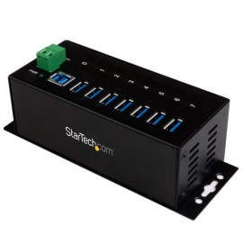 StarTech.com Hub Ladrón  USB 3.0 de 7 Puertos Industrial