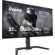 iiyama G-MASTER GOB2701QSC-B1 pantalla para PC 68,6 cm (27'') 2560 x 1440 Pixeles 2K Ultra HD OLED Negro
