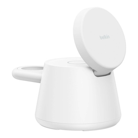 Belkin WIZ052kqWH Smartphone, Auriculares, Reloj inteligente Blanco USB Cargador inalámbrico Carga rápida Interior