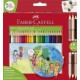 LAPICES COLOR FABER  est.24+3 BICOLOR - Pack de 6 unidades