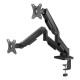iggual SPMP02-A Soporte pinza 2 monitores 17-34'' pro
