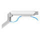 White Shark AKHENATEN soporte para monitor 81,3 cm (32'') Escritorio Plata