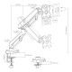 White Shark KHUFU-I soporte para monitor 101,6 cm (40'') Escritorio Blanco