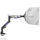 Neomounts DS70-256BL1 Brazo de monitor gaming 24-57'' - resorte de gas - Topfix - Tope-a-180°