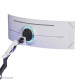 Neomounts DS70-256BL1 Brazo de monitor gaming 24-57'' - resorte de gas - Topfix - Tope-a-180°