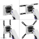Neomounts DS70-256BL1 Brazo de monitor gaming 24-57'' - resorte de gas - Topfix - Tope-a-180°