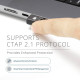 Kensington Llave de seguridad de huella dactilar VeriMark Guard USB-C - FIDO2, WebAuthn/CTAP2.1, FIDO U2F