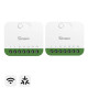 Sonoff MINI DUO Inalámbrico y alámbrico Blanco