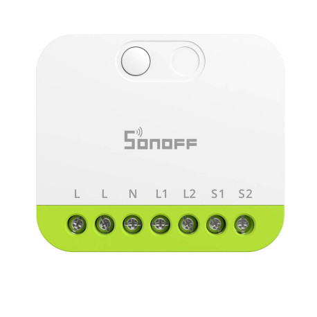 Sonoff MINI DUO Inalámbrico y alámbrico Blanco