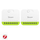 Sonoff MINI DUO Inalámbrico y alámbrico Blanco