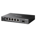 TP-Link Omada ES206X-M2 switch Gestionado L2 2.5G Ethernet (100/1000/2500) Montaje en pared/escritorio Negro