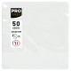 PRONAPPE SV622001I servilleta 50 pieza(s) Blanco Algodón