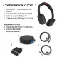 HP Poly Auriculares Focus 625 + soporte de carga inalámbrico