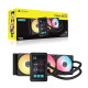 Corsair iCUE LINK TITAN II 360 RX LCD Procesador Kit de refrigeración líquida 36 cm Negro 1 pieza(s)