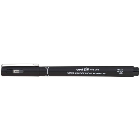 Uni-Ball Pin rotulador de punta fina Negro