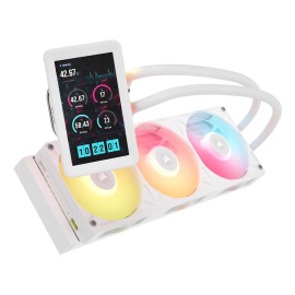 Corsair iCUE LINK TITAN II 360 RX LCD AIO Liquid CPU Cooler Procesador Kit de refrigeración líquida 12 cm Blanco 1 pieza(s)