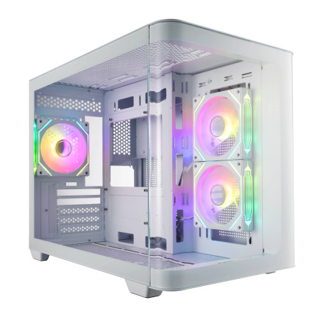 FSP S380-WA Micro Torre Blanco