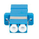 Lanberg FA-LCUP-SD01-0001-BU adaptador de fibra óptica LC/UPC 1 pieza(s) Azul, Blanco