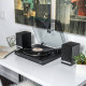 Victrola VPT-800-BLK Tocadiscos de tracción por correa Negro