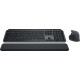Logitech MX Keys S Combo teclado Ratón incluido RF Wireless + Bluetooth Portugués Grafito