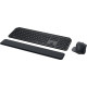 Logitech MX Keys S Combo teclado Ratón incluido RF Wireless + Bluetooth Portugués Grafito