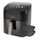 Cecotec Cecofry&Grill Smokin' 6500 Sencillo 6,5 L Independiente 2200 W Freidora de aire caliente Negro, Marrón
