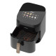 Cecotec Cecofry&Grill Smokin' 6500 Sencillo 6,5 L Independiente 2200 W Freidora de aire caliente Negro, Marrón