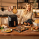 Cecotec Cecofry&Grill Smokin' 6500 Sencillo 6,5 L Independiente 2200 W Freidora de aire caliente Negro, Marrón