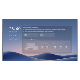 MAXHUB LP135F07 pantalla para sala de reuniones 3,43 m (135'') 1920 x 1080 Pixeles LED Wi-Fi 6 (802.11ax) Negro Bluetooth