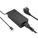 Conceptronic OZUL09BE adaptador e inversor de corriente Interior 65 W Negro