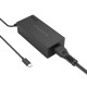 Conceptronic OZUL09BE adaptador e inversor de corriente Interior 65 W Negro