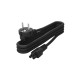 Conceptronic OZUL09BE adaptador e inversor de corriente Interior 65 W Negro