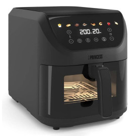 Princess 182476 Sencillo 8 L Independiente 2000 W Freidora de aire caliente Negro