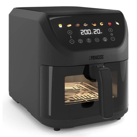 Princess 182476 Sencillo 8 L Independiente 2000 W Freidora de aire caliente Negro
