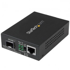 StarTech.com Conversor de Medios Ethernet Gigabit a Fibra con SFP abierto MCM1110SFP
