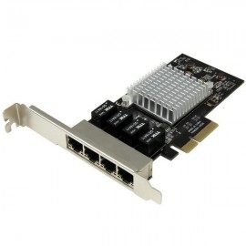 StarTech.com 4PORT GIGABIT NETWORK ADAPTER  CARD CARD W  INTEL I350-AM4 CHIP PCIE IN ST4000SPEXI