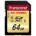 TRANSCEND 64GB, SDXC UHS-I (U3) TS64GSDU3