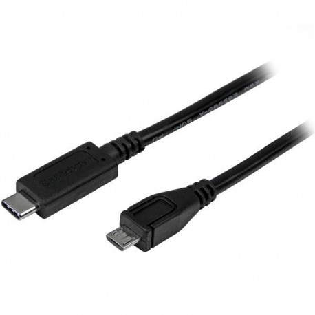 StarTech.com Cable Adaptador de 1m USB-C a Micro B - USB 2.0 Type-C USB2CUB1M