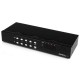 StarTech.com Conmutador Matrix VGA de 4 Puertos 4x4 con Audio - Switch Selector ST424MX