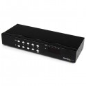StarTech.com Conmutador Matrix VGA de 4 Puertos 4x4 con Audio - Switch Selector ST424MX