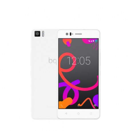 Bq Aquaris M5 - blanco - 4G HSPA  - 16 GB - GSM - smartphone Android