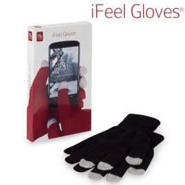GUANTES IFEEL GLOVES PARA PANTALLAS TACTILES NEGRO