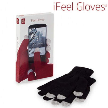 GUANTES IFEEL GLOVES PARA PANTALLAS TACTILES NEGRO