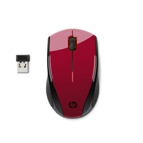 HP X3000 Red Wireless Mouse K5D26AA%23ABB