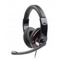 GEMBIRD Auriculares   Microfono Glossyy Black MHS-001