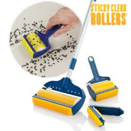 RODILLO QUITA PELUSAS STICKY CLEAN ROLLERS (3 PIEZAS)