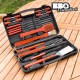 MALETIN PARA BARBACOAS BBQ MASTER TOOLS (18 PIEZAS)