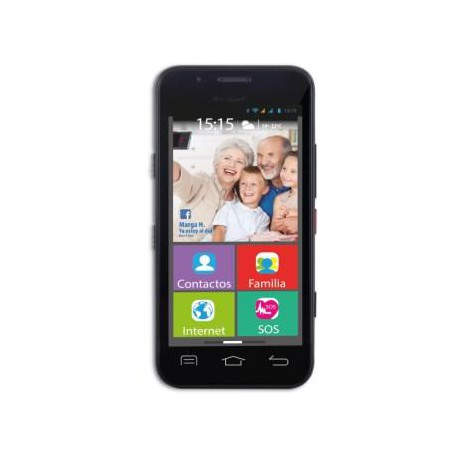 Wolder miSmart XENIOR 4GB Negro D01SP0036