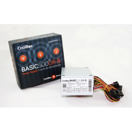 CoolBox BASIC500GR-S 500W Color blanco COO-FA500SGR