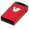 V7 Unidad de memoria flash USB 2.0 nano 4 GB, roja VU24GCR-RED-2E